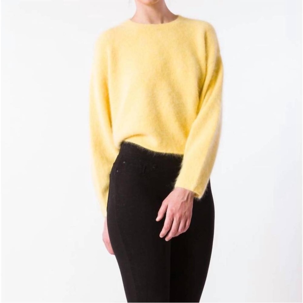 KERISMA udu sweater in lemon custard